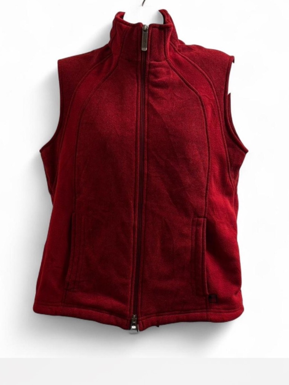 Woolrich Women's Deep Red Fleece Vest